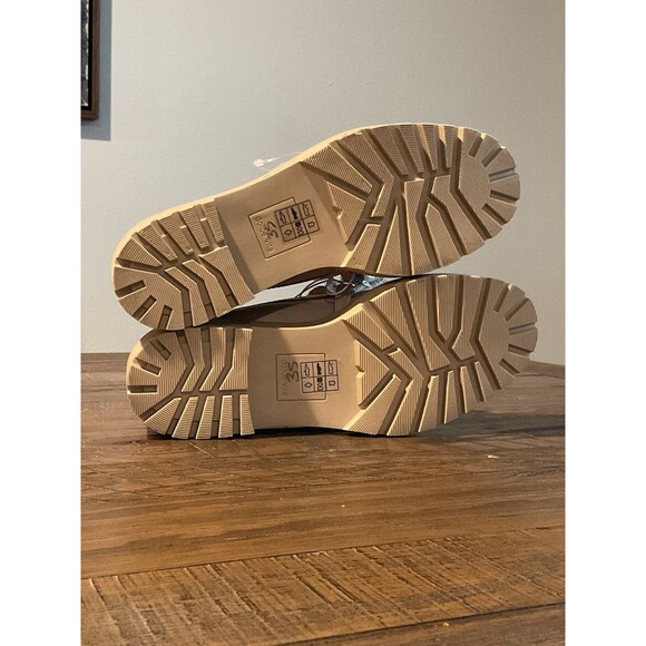 New Dolce Vita Cream Loafers 10 Women’s Slip In Pump Plastic Chain Clear Heeled - Picture 13 of 13